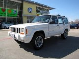 Stone White Jeep Cherokee in 2001