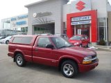 1999 Dark Cherry Red Metallic Chevrolet S10 LS Regular Cab #25580954