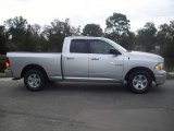 2009 Bright Silver Metallic Dodge Ram 1500 SLT Quad Cab #25581096