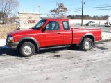 2000 Bright Red Ford Ranger XL SuperCab 4x4 #25632006