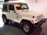 2002 Stone White Jeep Wrangler Sahara 4x4 #25631708