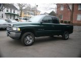 Forest Green Pearl Dodge Ram 1500 in 1999