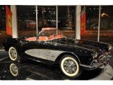 1961 Tuxedo Black Chevrolet Corvette Convertible #25676086