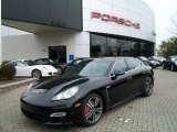 2010 Black Porsche Panamera Turbo #25676098