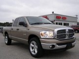 2008 Light Khaki Metallic Dodge Ram 1500 Lone Star Edition Quad Cab #25709863