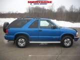 2001 Space Blue Metallic Chevrolet Blazer LS 4x4 #25710106
