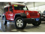 2007 Flame Red Jeep Wrangler Unlimited X 4x4 #25752379