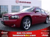 2008 Inferno Red Crystal Pearl Dodge Charger DUB Edition #25752160