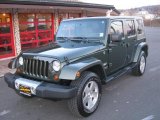 2008 Jeep Green Metallic Jeep Wrangler Unlimited Sahara 4x4 #25793072