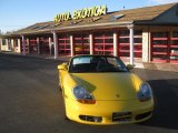 2001 Speed Yellow Porsche Boxster  #25793073