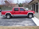 2004 Flame Red Dodge Dakota SLT Quad Cab #25792696