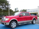 2010 Red Candy Metallic Ford F150 Lariat SuperCrew #25792563