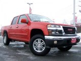 2009 Fire Red GMC Canyon SLE Crew Cab 4x4 #25841445