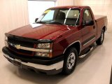 2004 Sport Red Metallic Chevrolet Silverado 1500 Regular Cab #25841935