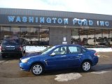 2009 Vista Blue Metallic Ford Focus SEL Sedan #25891176