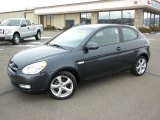 2008 Charcoal Gray Hyundai Accent SE Coupe #25891035