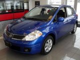 2009 Blue Metallic Nissan Versa 1.8 SL Hatchback #25891275