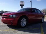 2006 Inferno Red Crystal Pearl Dodge Charger SE #25964650