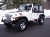 2000 Stone White Jeep Wrangler SE 4x4 #25964678