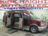 2003 Berry Red Metallic Chevrolet Express 1500 Wheelchair Access Conversion Van #25964582