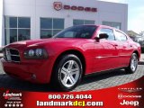 2007 Inferno Red Crystal Pearl Dodge Charger SXT #25964604