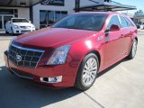 2010 Crystal Red Tintcoat Cadillac CTS 3.6 Sport Wagon #25999877