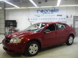 2010 Inferno Red Crystal Pearl Dodge Avenger SXT #25999613