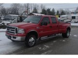 Red Clearcoat Ford F350 Super Duty in 2006