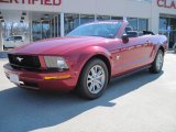 2009 Torch Red Ford Mustang V6 Convertible #25999979