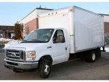 2008 Oxford White Ford E Series Cutaway E350 Commercial Moving Truck #25999464