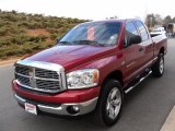 2007 Inferno Red Crystal Pearl Dodge Ram 1500 SLT Quad Cab 4x4 #26000216