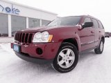 2007 Red Rock Crystal Pearl Jeep Grand Cherokee Laredo 4x4 #25999661