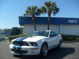 2008 Performance White Ford Mustang Shelby GT500 Coupe #2596168