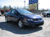 2007 Royal Blue Pearl Honda Civic LX Coupe #26068247