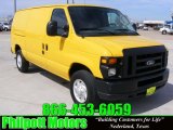 2008 Ford E Series Van Fleet Yellow