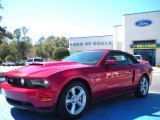 2010 Red Candy Metallic Ford Mustang GT Premium Convertible #26068148