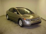 2008 Galaxy Gray Metallic Honda Civic EX Sedan #26068454