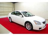 2007 Winter Frost Pearl Nissan Maxima 3.5 SE #26068194