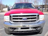 2003 Red Clearcoat Ford F250 Super Duty XLT Crew Cab 4x4 #26068517