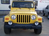 2006 Solar Yellow Jeep Wrangler Unlimited 4x4 #26125674