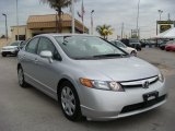 2007 Alabaster Silver Metallic Honda Civic LX Sedan #26125682