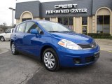 2009 Blue Metallic Nissan Versa 1.8 S Hatchback #26125709