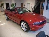 2010 Red Candy Metallic Ford Mustang GT Premium Convertible #26125843
