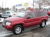 Inferno Red Pearl Jeep Grand Cherokee in 2004