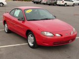 2002 Bright Red Ford Escort ZX2 Coupe #26125871