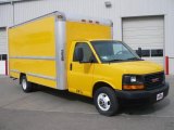 2007 Yellow GMC Savana Cutaway 3500 Commercial Cargo Van #26125605