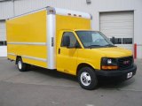 2007 Yellow GMC Savana Cutaway 3500 Commercial Cargo Van #26125607