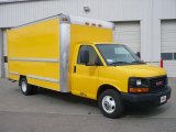 2007 Yellow GMC Savana Cutaway 3500 Commercial Cargo Van #26125608