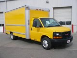 2007 Yellow GMC Savana Cutaway 3500 Commercial Cargo Van #26125609