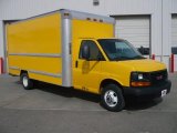 2007 Yellow GMC Savana Cutaway 3500 Commercial Cargo Van #26125611